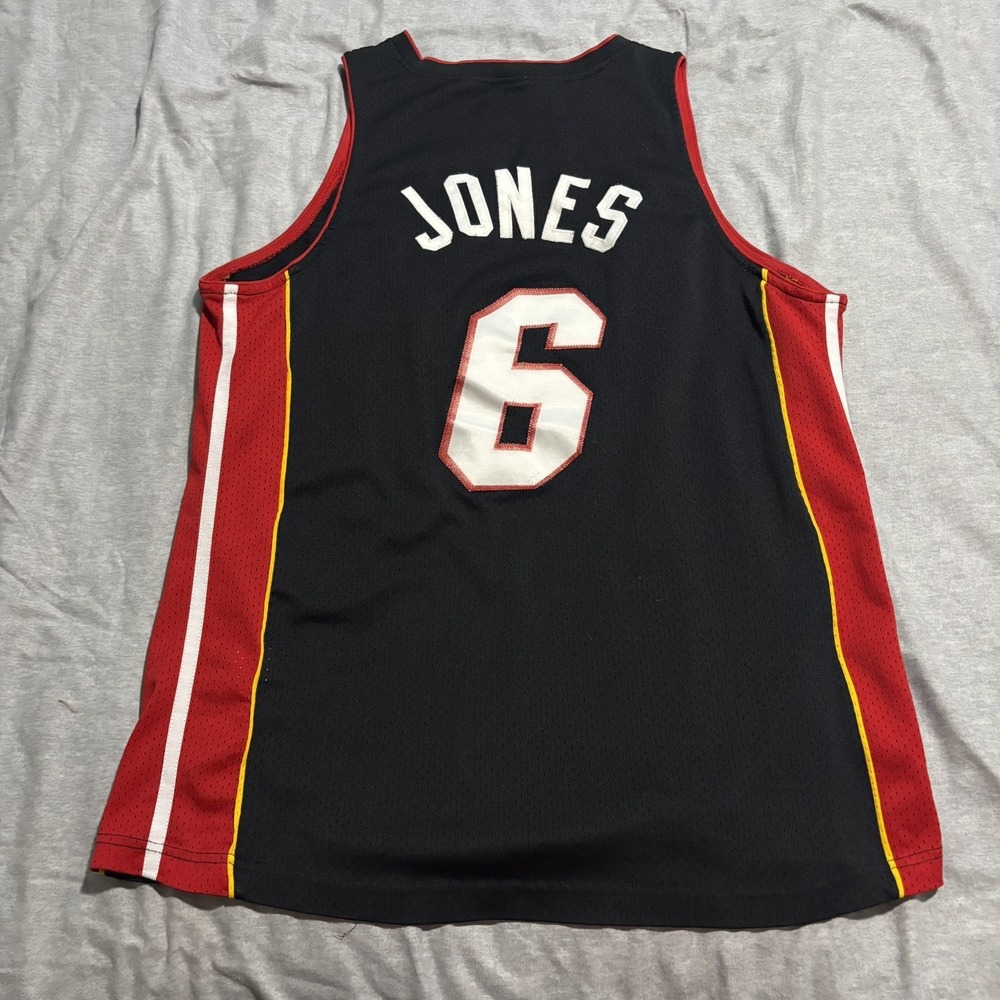 Nike Miami Heat Eddie Jones #6 Swingman NBA Jersey Size L